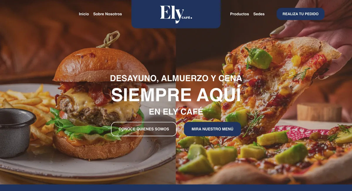 Tienda de Ely Café en tablet