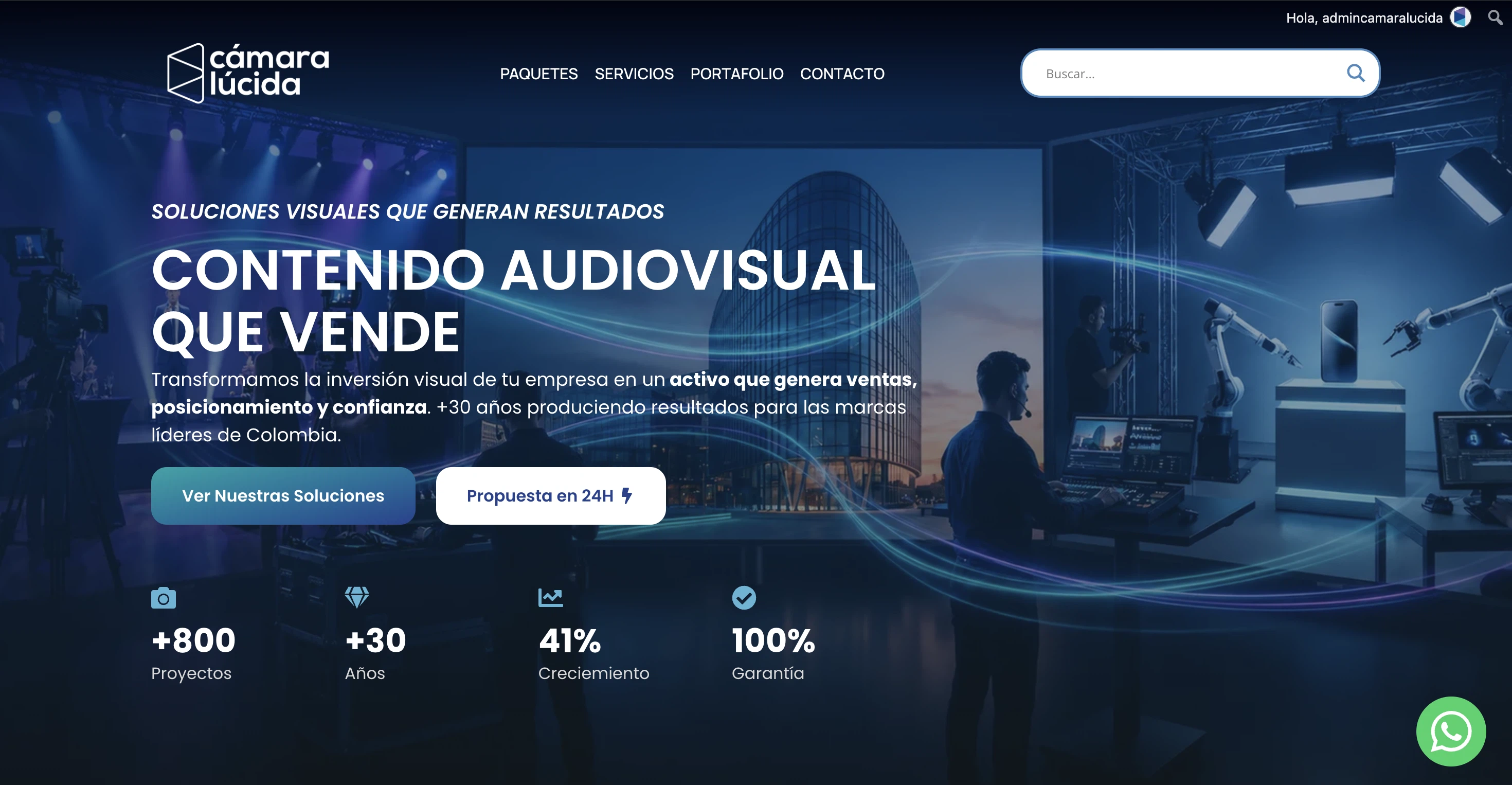 Cámara Lúcida: captura de escritorio 1 de 3