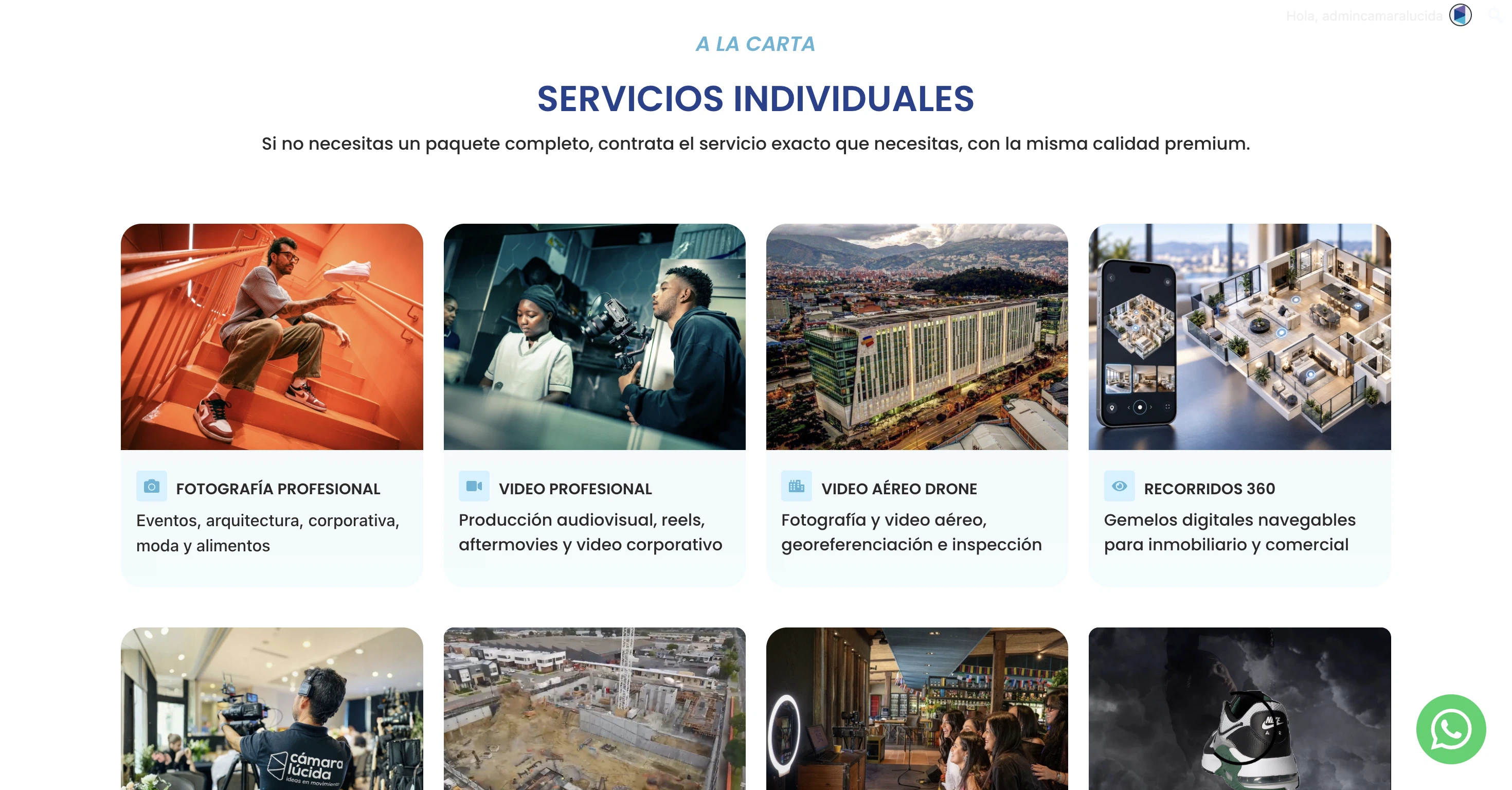 Cámara Lúcida: captura de escritorio 3 de 3