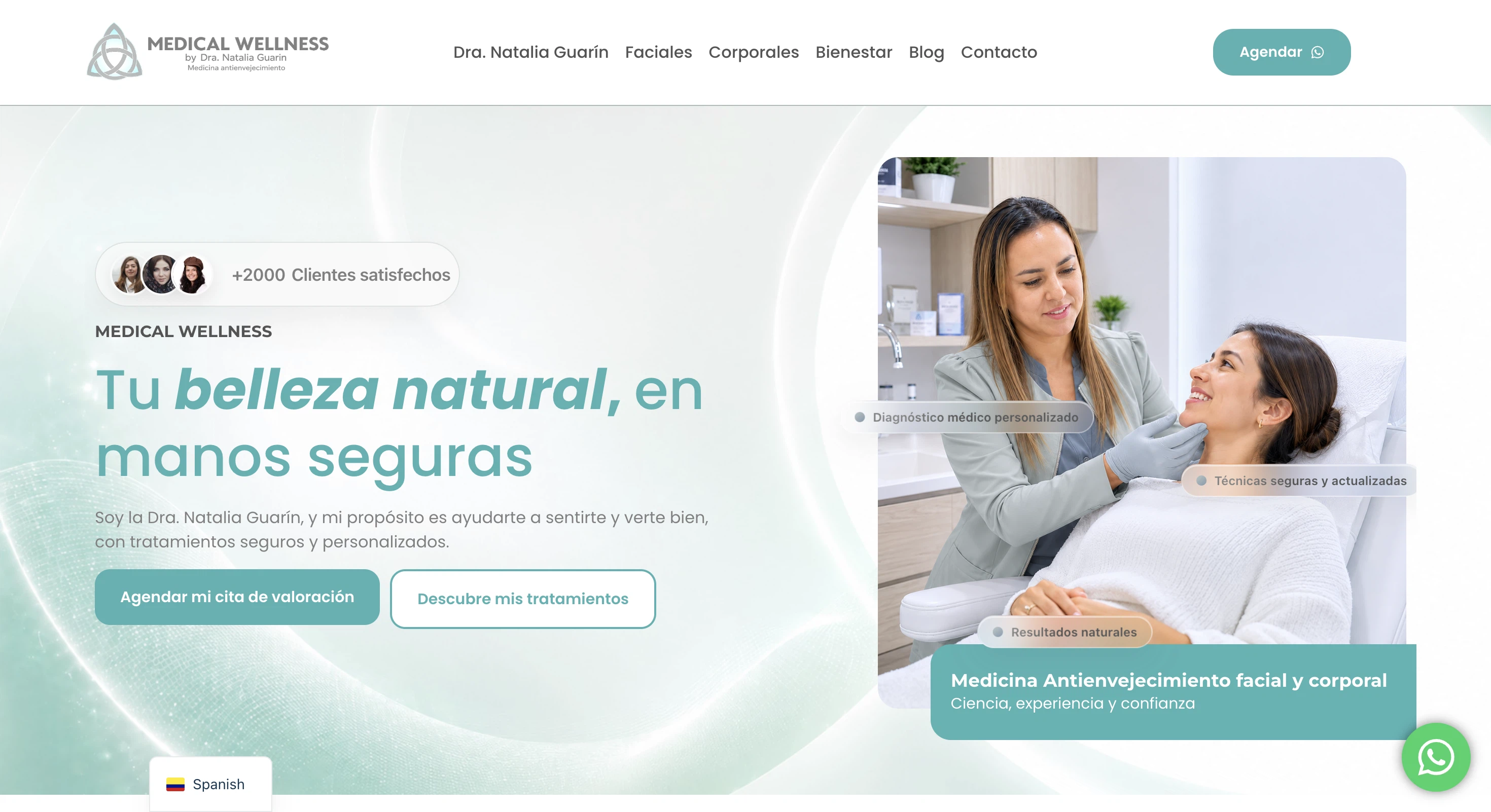 Medical Wellness: captura de escritorio 1 de 2