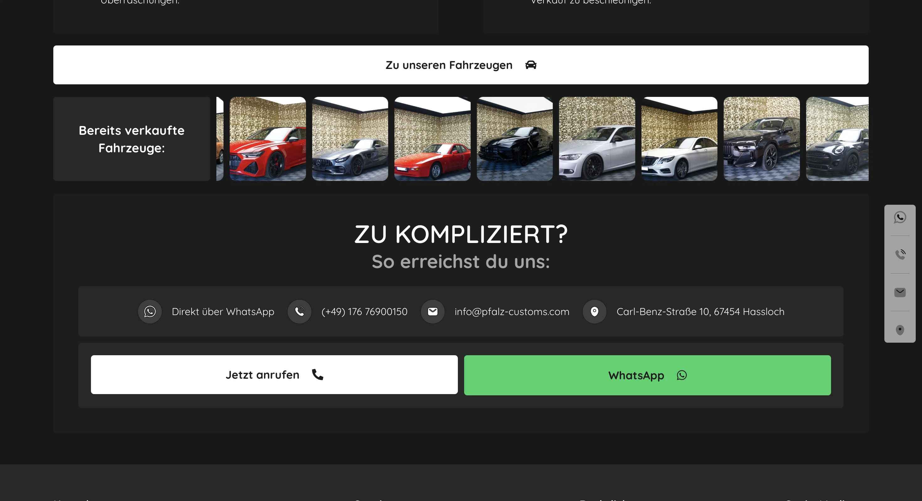 Pfalz Customs: captura de escritorio 2 de 3