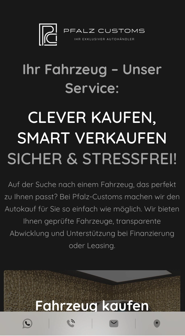 Pfalz Customs: captura móvil